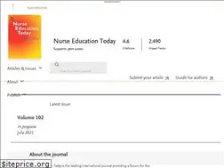 Sites similar to nurseeducationtoday.com