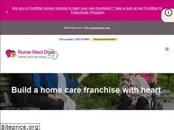 Sites similar to nursenextdoorfranchise.com