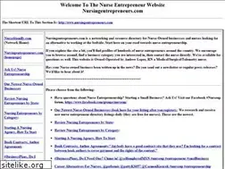 Sites similar to nursingentrepreneurs.com