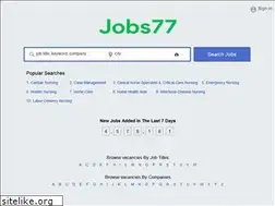 Sites similar to nursingjobs77.com