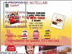 Sites similar to nutella.fr