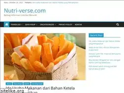 Sites similar to nutri-verse.com
