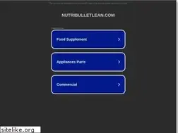 Sites similar to nutribulletlean.com