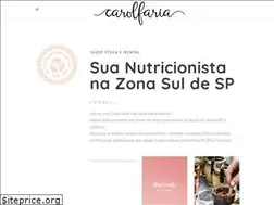 Sites similar to nutricionistacarolfaria.com.br