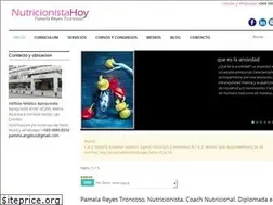 Sites similar to nutricionistahoy.cl