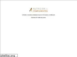 Sites similar to nutricionycomplementos.com