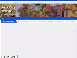 Sites similar to nutricionyrecetas.com