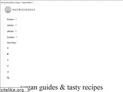 Sites similar to nutriciously.com