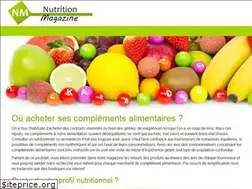 Sites similar to nutrition-magazine.fr