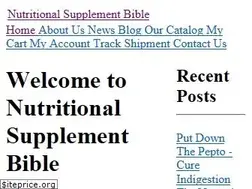 Sites similar to nutritional-supplement-bible.com