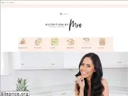 Sites similar to nutritionbymia.com