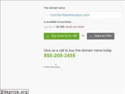 Sites similar to nutritionfoodrecipes.com