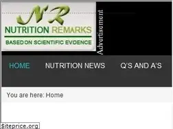 Sites similar to nutritionremarks.com