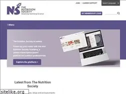 Sites similar to nutritionsociety.org