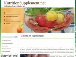 Sites similar to nutritionsupplement.net