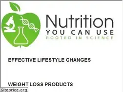 Sites similar to nutritionyoucanuse.com
