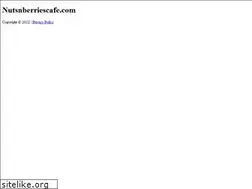 Sites similar to nutsnberriescafe.com