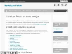 Sites similar to nutteloze-feiten.nl