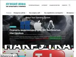 Sites similar to nuzhnaya-infa.ru