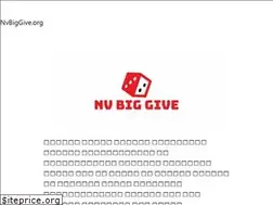 Sites similar to nvbiggive.org
