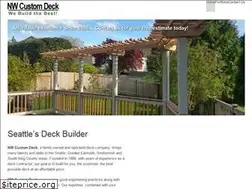 Sites similar to nwcustomdeck.com