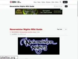 Sites similar to nwvault.ign.com