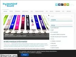 Sites similar to nyakpantbolt.hu