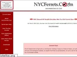 Sites similar to nycferrets.com