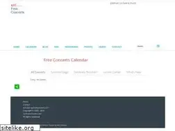 Sites similar to nycfreeconcerts.com