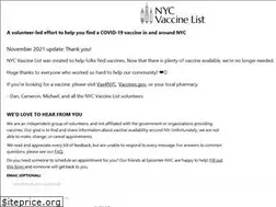 Sites similar to nycvaccinelist.com
