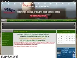 Sites similar to nydistrictonebaseball.org