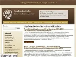Sites similar to nyelvmuveles.hu