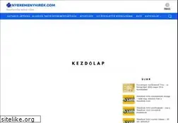 Sites similar to nyeremenyhirek.com