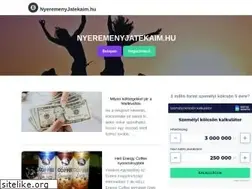 Sites similar to nyeremenyjatekaim.hu