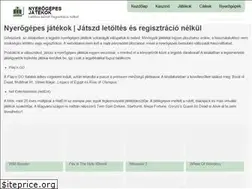 Sites similar to nyerogepesjatekok.net