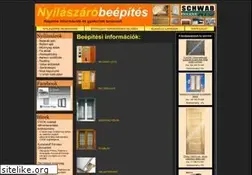 Sites similar to nyilaszarobeepites.hu