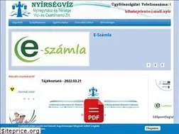 Sites similar to nyirsegviz.hu
