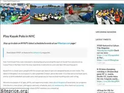 Sites similar to nykayakpolo.org
