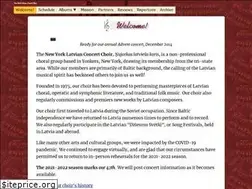 Sites similar to nylatvianconcertchoir.org