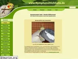 Sites similar to nymphensittichseite.de