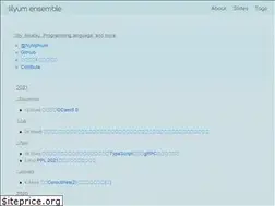 Sites similar to nymphium.github.io