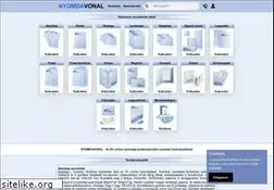 Sites similar to nyomdavonal.hu