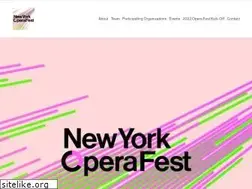 Sites similar to nyoperafest.com
