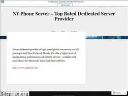 Sites similar to nyphoneserver.wordpress.com