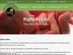 Sites similar to nysrighttolife.org