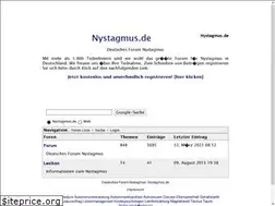 Sites similar to nystagmus.de
