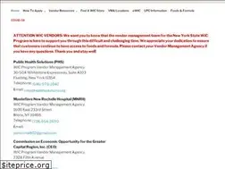 Sites similar to nyswicvendors.com