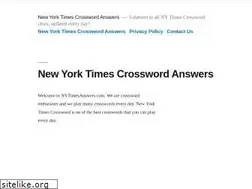Sites similar to nytimesanswers.com