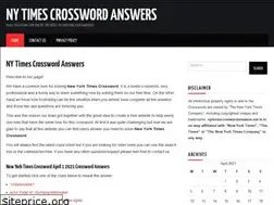 Sites similar to nytimescrosswordanswers.net