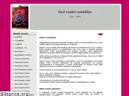 Sites similar to nyul-csaladfa.hupont.hu